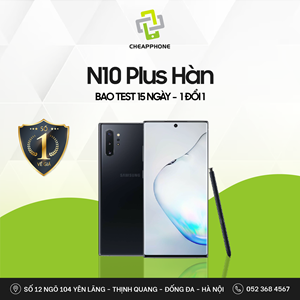 SAMSUNG GALAXY NOTE10 PLUS 5G 256GB XÁCH TAY HÀN QUỐC 