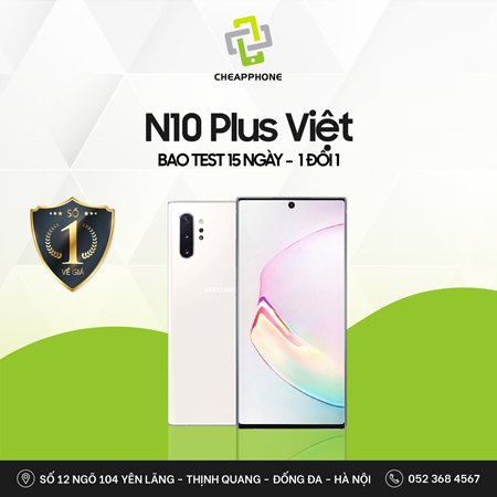 SAMSUNG GALAXY NOTE10 PLUS CHÍNH HÃNG 