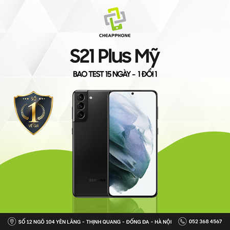 SAMSUNG GALAXY S21 PLUS 5G XÁCH TAY MỸ 2 SIM